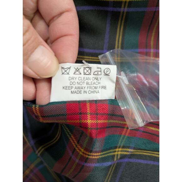 Popβ England Jacket Men's Medium Black Wool British Style Lined Jacket Vintage - Picture 6 of 8